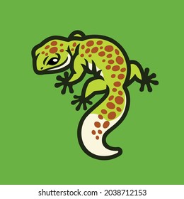 Logo de la lagartija de gecko