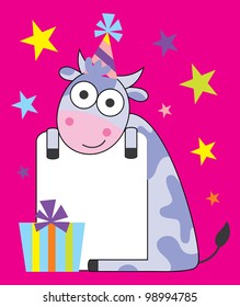 cute greeting baby card. vector illustration