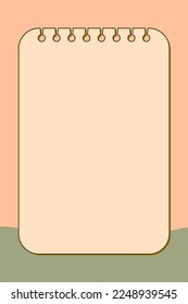 Cute greeting card or background of geometric pattern in earth tone color. Illustration vector design 