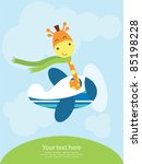 cute greeting card. vector illustration