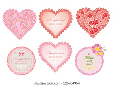 Cute greeting labels