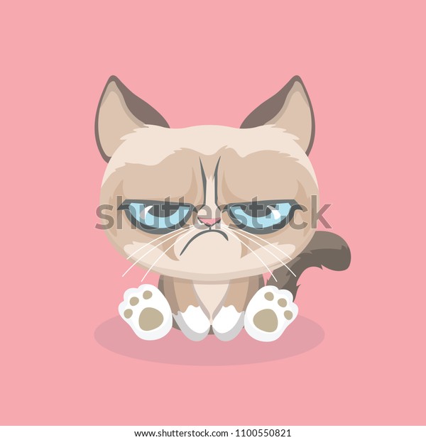1 932 Grumpy Cat Stock Vectors Images And Vector Art Shutterstock