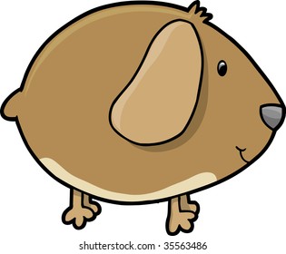 Cute Guinea Pig Vector