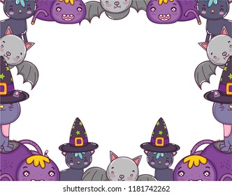 cute halloween animals decoration event