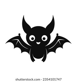 Cute Halloween Bat Vector Illustration