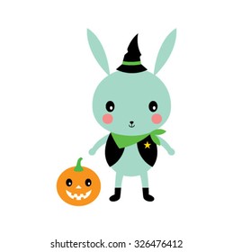 cute Halloween bunny
