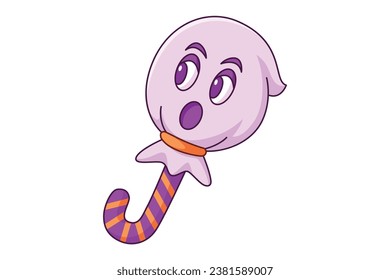 Cute Halloween Candy Cartoon Character Design