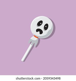 Cute Halloween Candy with Ghost Style