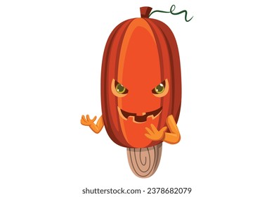 Cute Halloween Character Design Illustration