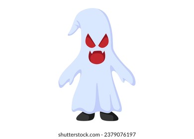 Cute Halloween Character Design Illustration
