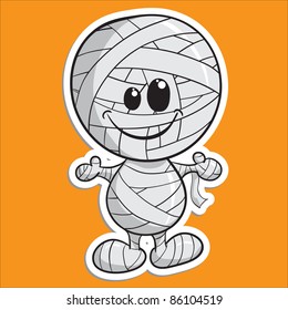 Cute Halloween Character - Mummy