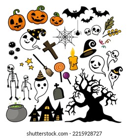 Cute Halloween characters images, Icon and Illustrations