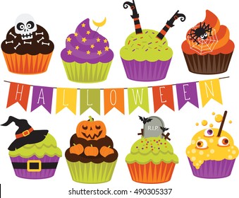 Cute Halloween Cupcakes