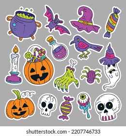 Cute Halloween Element Sticker Collection