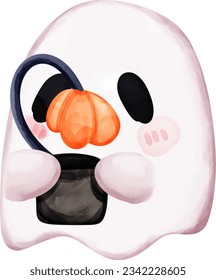 Ilustración del vector de dibujos animados de Halloween