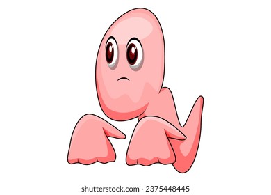 Cute Halloween Ghost Character Design Illustration