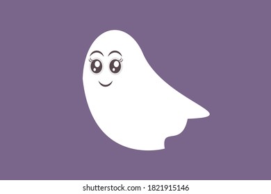 Cute Halloween Ghost Illustrations-Vektorgrafik
