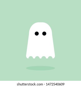 Cute Halloween ghost.Vector Illustration. Halloween, Grost