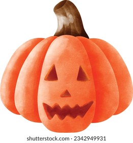 cute halloween gnome and elements