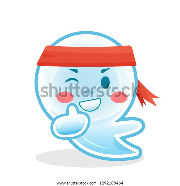 Cute Halloween Kawaii Anime Ghost Stickers Stock Image Download Now