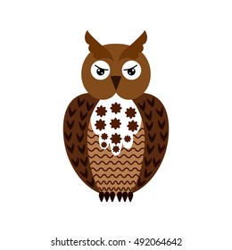 Cute halloween owl