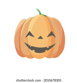 Cuidada calabaza de Halloween ilustración fantasma