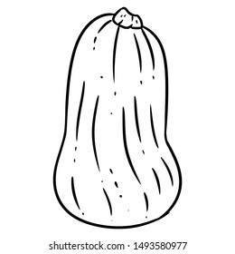 Cute halloween pumpkin hand drawn doodle. Isolated illustration