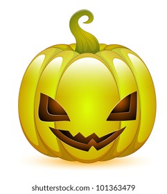 Cute Halloween Pumpkin Vector