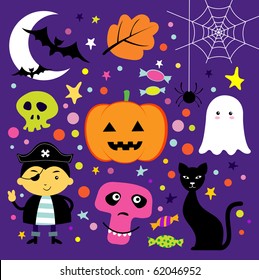 Cute Halloween set