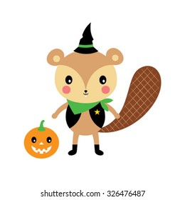cute Halloween squirrel