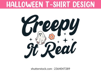 Cute Halloween t shirt vector illustration, Halloween T Shirt Design, Happy Halloween T shirt vector, Trendy Halloween T Shirt template