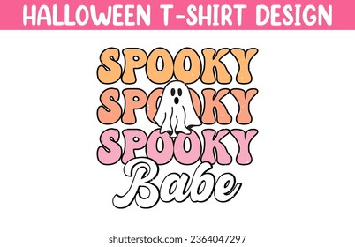 Cute Halloween t shirt vector illustration, Halloween T Shirt Design, Happy Halloween T shirt vector, Trendy Halloween T Shirt template