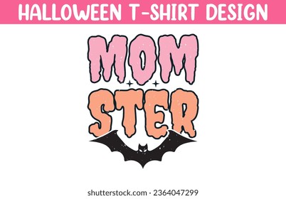 Cute Halloween t shirt vector illustration, Halloween T Shirt Design, Happy Halloween T shirt vector, Trendy Halloween T Shirt template