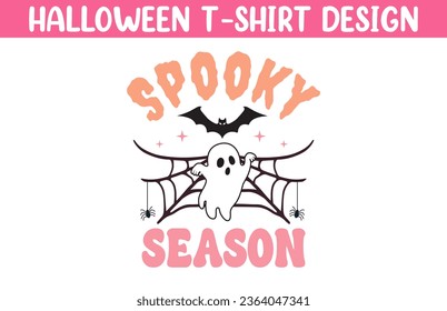 Cute Halloween t shirt vector illustration, Halloween T Shirt Design, Happy Halloween T shirt vector, Trendy Halloween T Shirt template