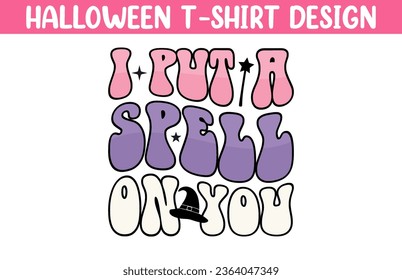 Cute Halloween t shirt vector illustration, Halloween T Shirt Design, Happy Halloween T shirt vector, Trendy Halloween T Shirt template