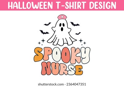 Cute Halloween t shirt vector illustration, Halloween T Shirt Design, Happy Halloween T shirt vector, Trendy Halloween T Shirt template