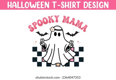 Cute Halloween t shirt vector illustration, Halloween T Shirt Design, Happy Halloween T shirt vector, Trendy Halloween T Shirt template