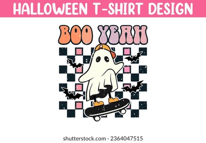 Cute Halloween t shirt vector illustration, Halloween T Shirt Design, Happy Halloween T shirt vector, Trendy Halloween T Shirt template
