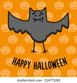 Cute halloween vector background