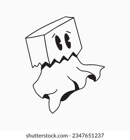 cute halloween vector hand drawing