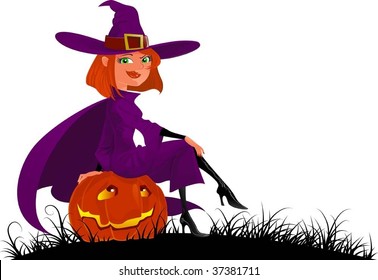 cute halloween witch