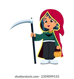 Cute Halloween Witch Character Illustration