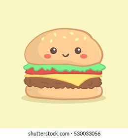 Cute Burger Images Stock Photos Vectors Shutterstock