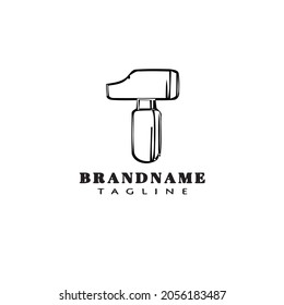 Cute Hammer Logo Icon Design Vector Modern Simple