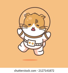 cute hamster in astronaut costume