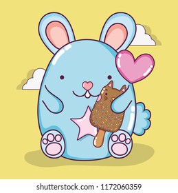 Cute hamster cartoon