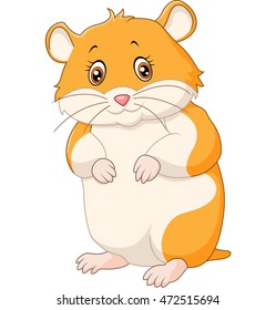 Cute hamster cartoon