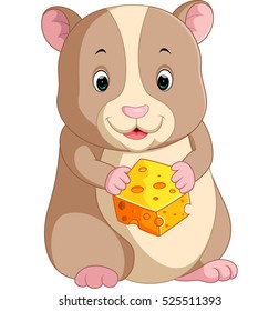 Cute hamster cartoon