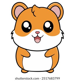 Cute Hamster with a Smile