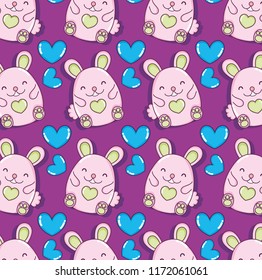 Cute hamsters background